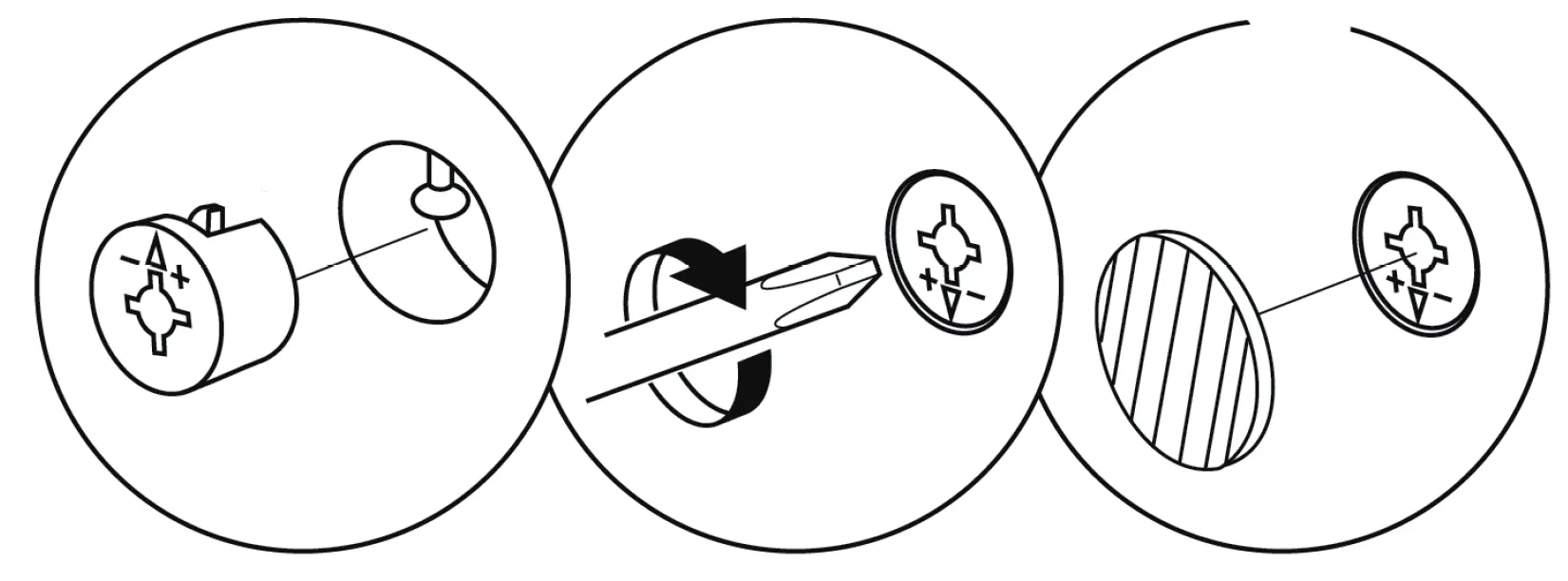 Verwendung der Exzenterverbinder
