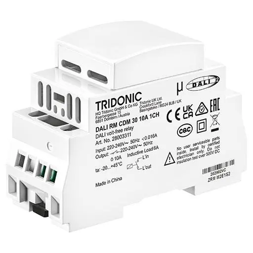 Tridonic DALI RM CDM 30 10A 1CH Relais