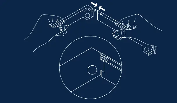 Zusammenbau der EasyClick-Rahmen