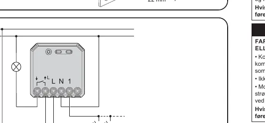 Schaltplan für den elektrischen Anschluss