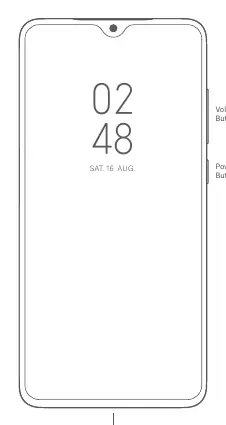 Layout der Tasten und Anschlüsse des Redmi 10C