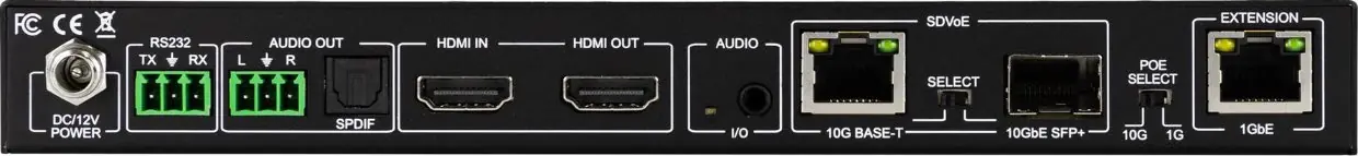 Vorderseite des AC-MXNET-10G-TCVR