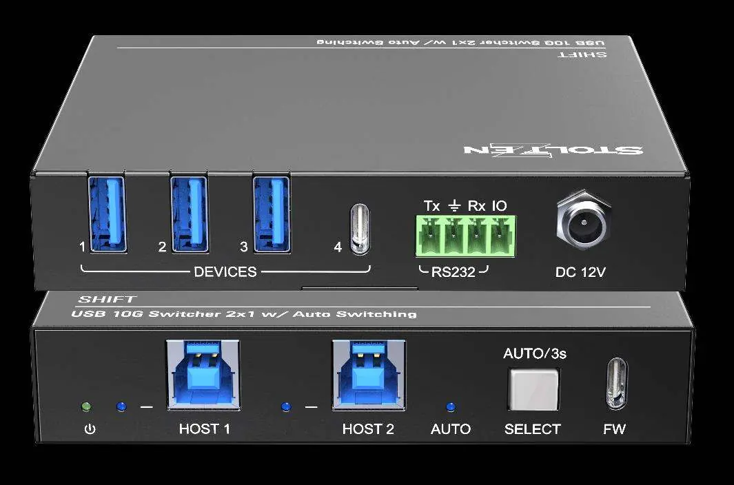Front- und Rückansicht des Stoltzen SHIFT Switchers