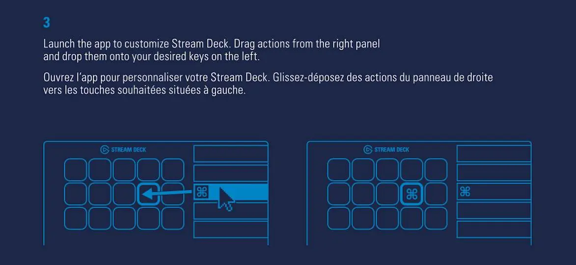 Zuweisen von Aktionen per Drag-and-Drop