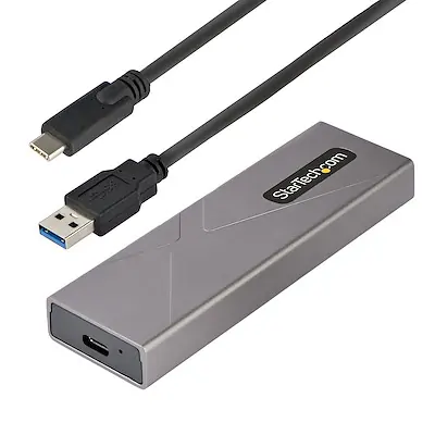 StarTech.com M2-USB-C-NVME-SATA SSD-Gehäuse mit Kabeln