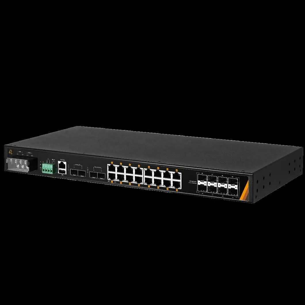 Vorderansicht des Switches
