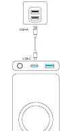 Aufladen der Powerbank