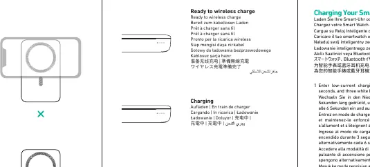 Kabelloses Laden des Smartphones