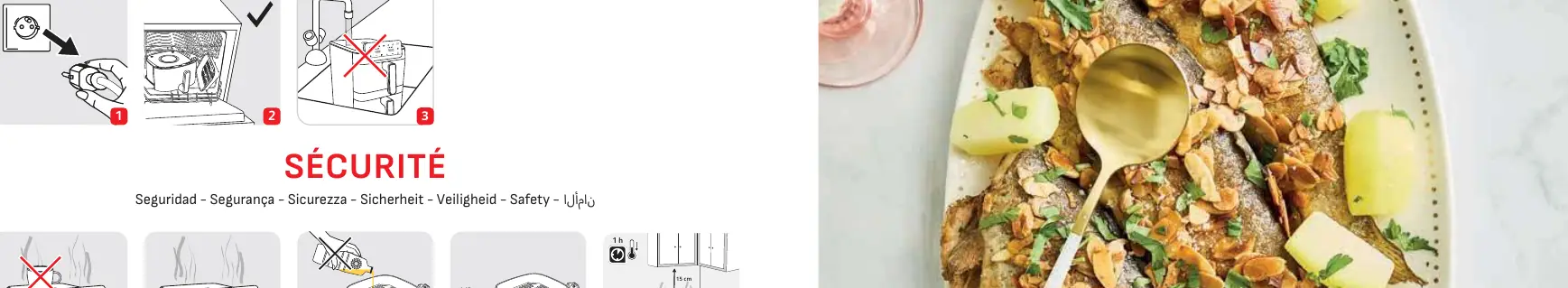 Sicherheitshinweise und Installation des Kabelhalters