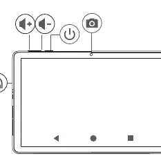 TCL TAB 10L Tasten- und Anschlussübersicht