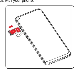 Einlegen der SIM- und microSD-Karte
