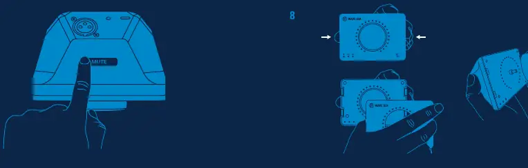 Nutzung des kapazitiven Mute-Sensors