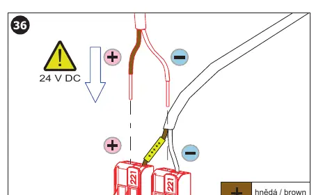 Schaltplan für den elektrischen Anschluss