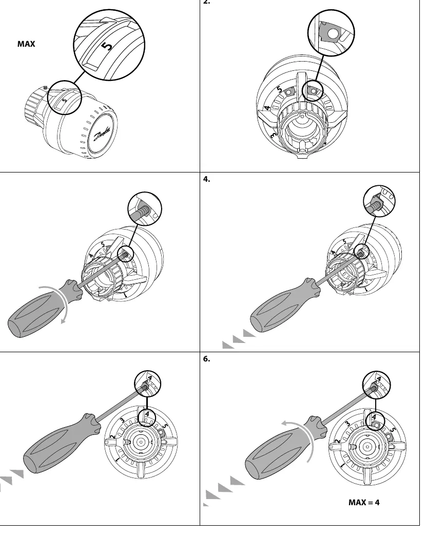 Einstellung der maximalen Temperaturbegrenzung