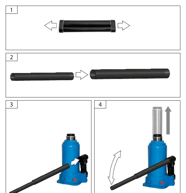 Bedienungsschritte 1-4