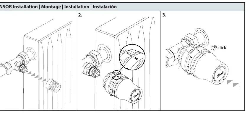 Schritte zur Sensorinstallation