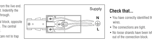 Verkabelungsdiagramm für den Anschluss an das Stromnetz