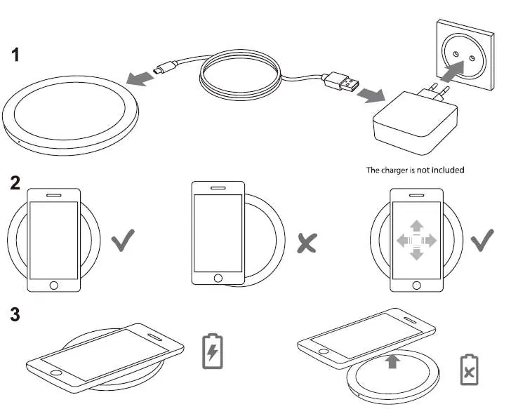 Schritte zur Inbetriebnahme und korrekten Platzierung des Smartphones