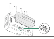 Installation des NP-F Akkus