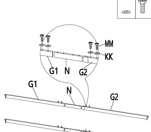 Schritt 3: Verbindung der Träger