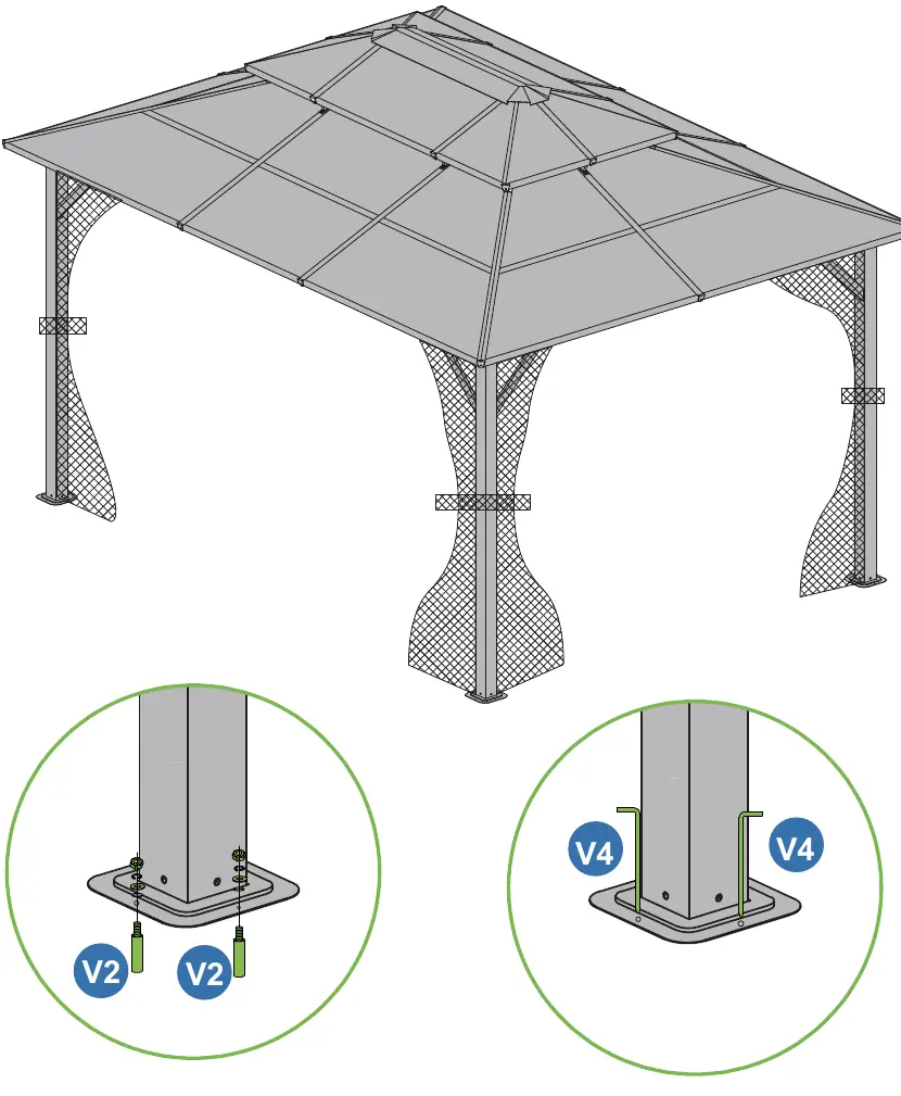 Bodenverankerung (Schritt 30)