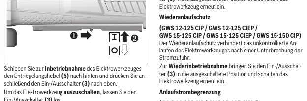 Ein-/Ausschalten