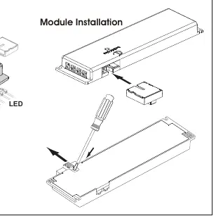 Installation der Steuermodule