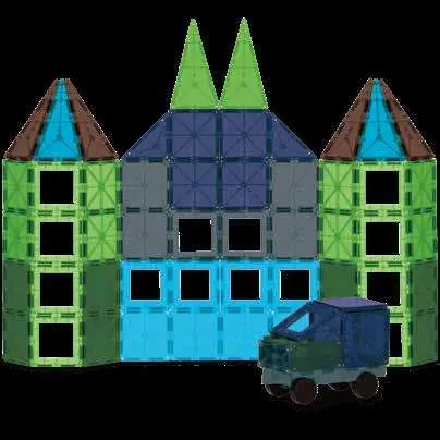 Beispiel für ein aus den magnetischen Fliesen gebautes Schloss