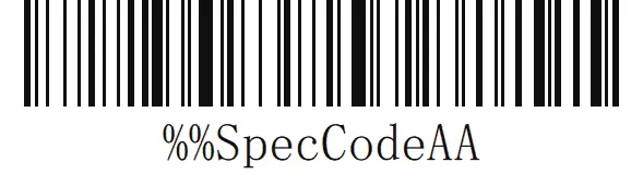 Barcode für den 2.4G-Modus