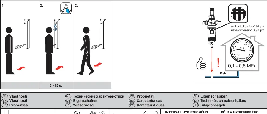 Übersicht der einstellbaren Parameter und Werkseinstellungen