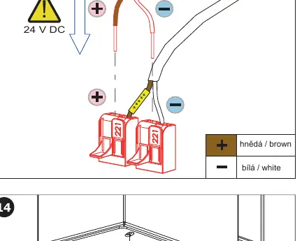 Elektrischer Anschlussplan (24 V DC)