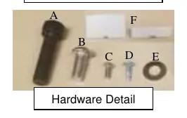 Hardware-Details für die Montage