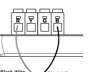 Verkabelung des Plug-In Netzteils