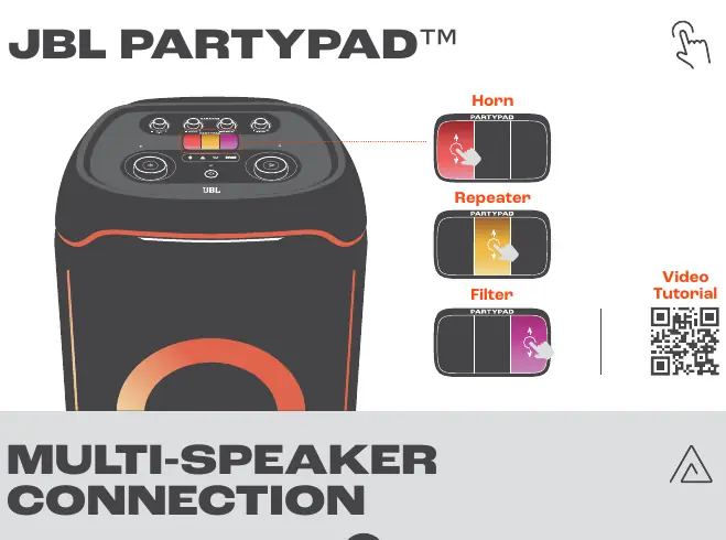 JBL PartyPad Bedienung