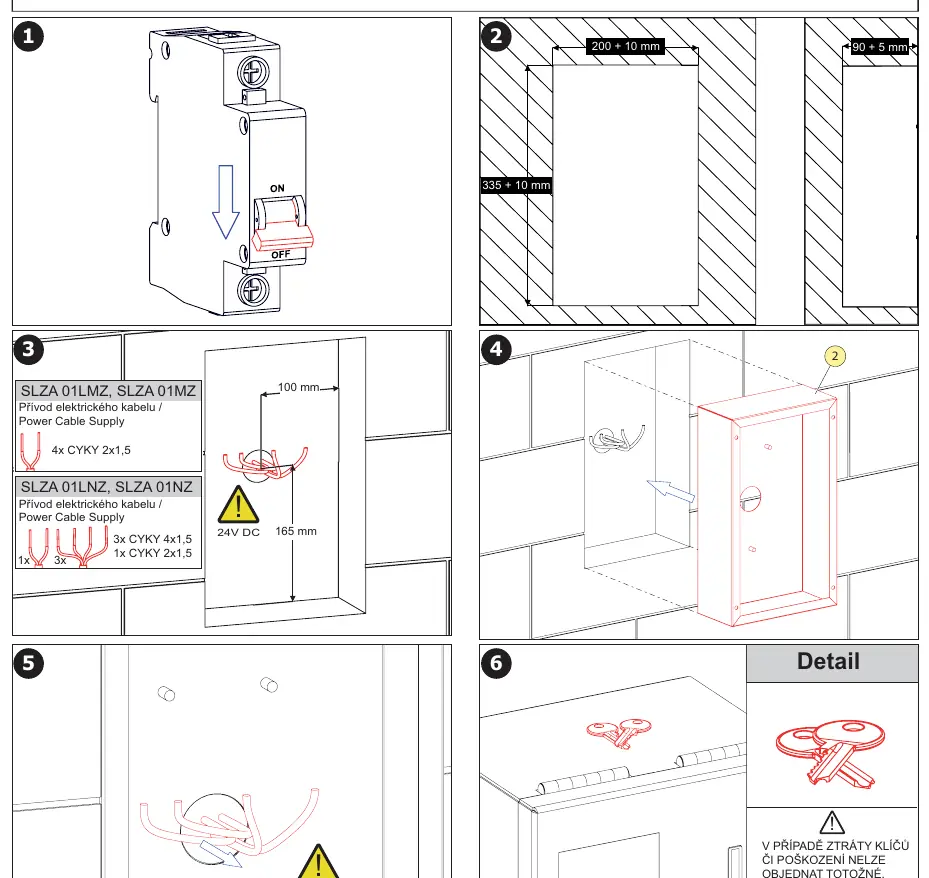Installationsschritte 1-6