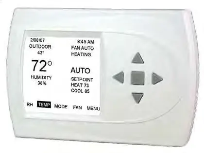 Bard 1120-445A Thermostat Display und Tastenfeld