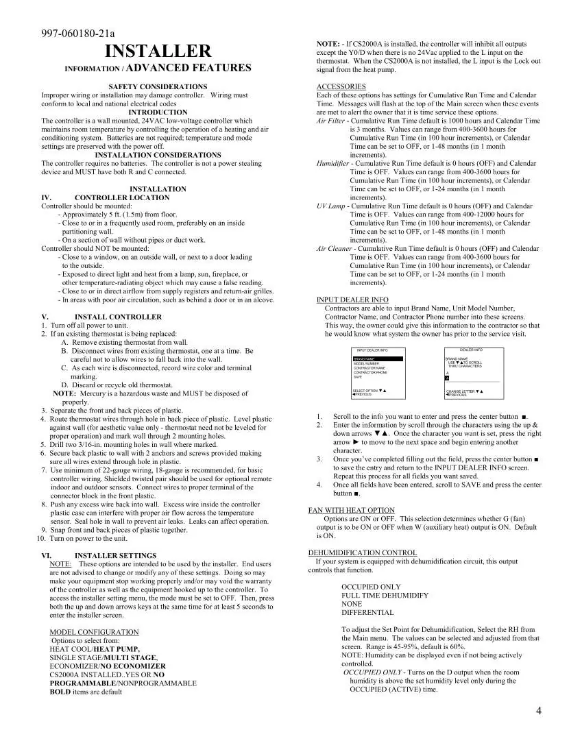 Installationsschritte und Händler-Info-Eingabe
