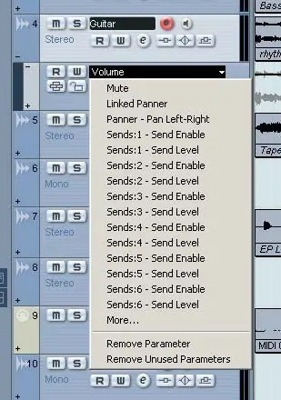 VST Audio Channel Settings EQ-Fenster