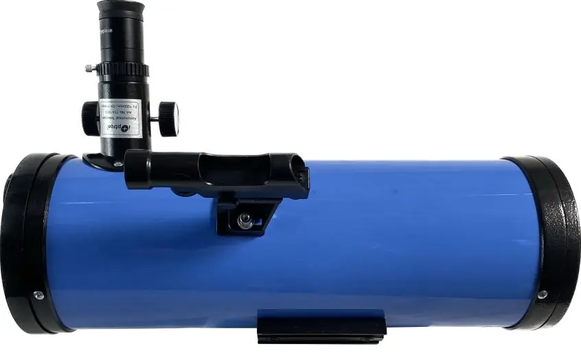 Komponenten des iOptron 114mm Newton-Teleskops