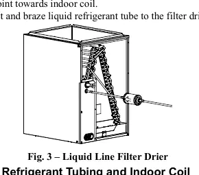 Fig. 3: Installation des Filtertrockners