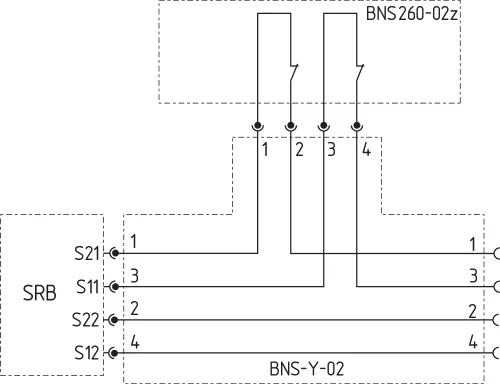 Schaltplan für Y-Adapter BNS-Y-11