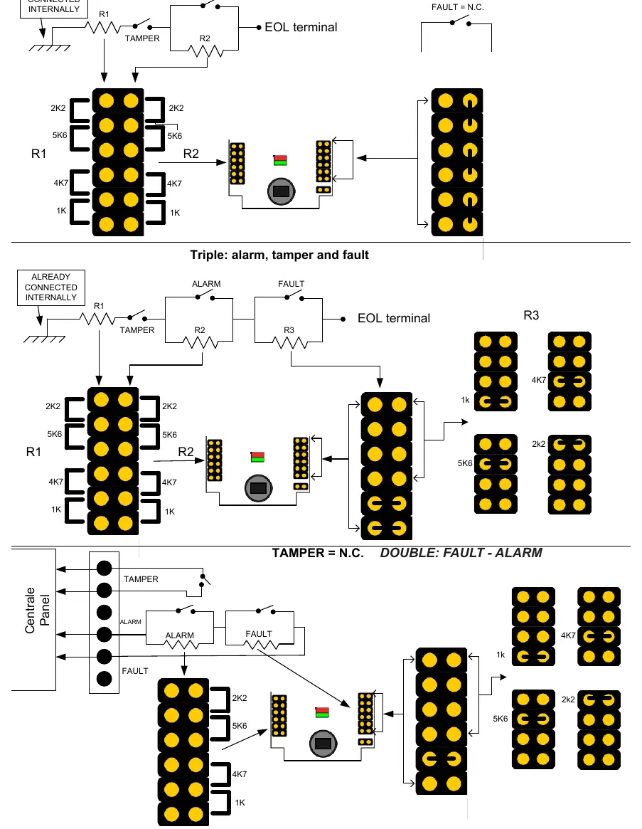 Verdrahtungsdiagramme