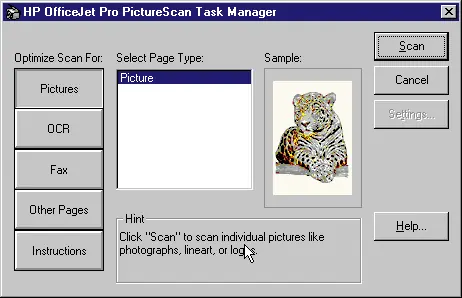 PictureScan Task Manager