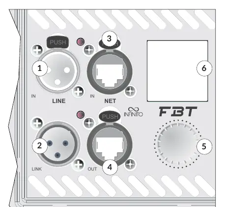 Anschlussfeld des MUSE 118FSND