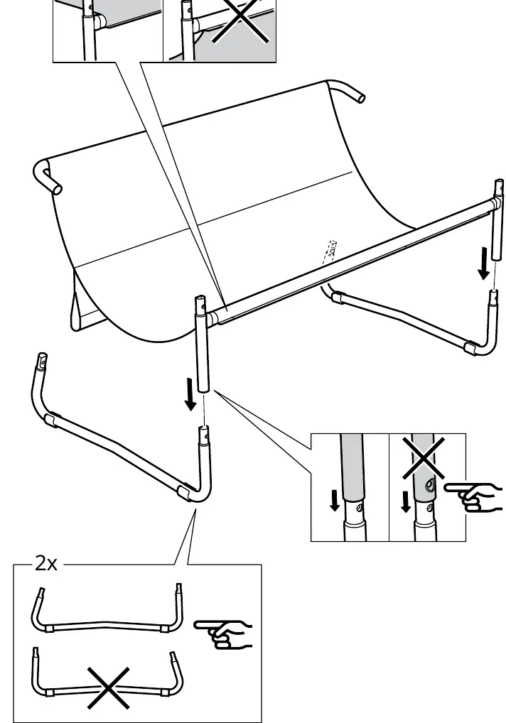 Schritt 1: Rahmenmontage
