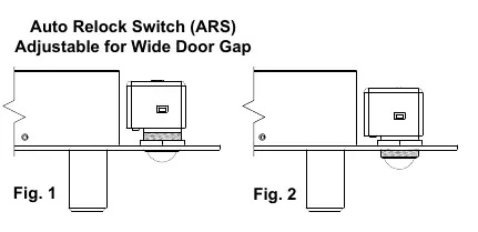 Einstellung des Auto Relock Switch (ARS)
