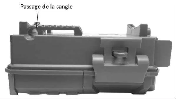 Befestigung des Gurtes