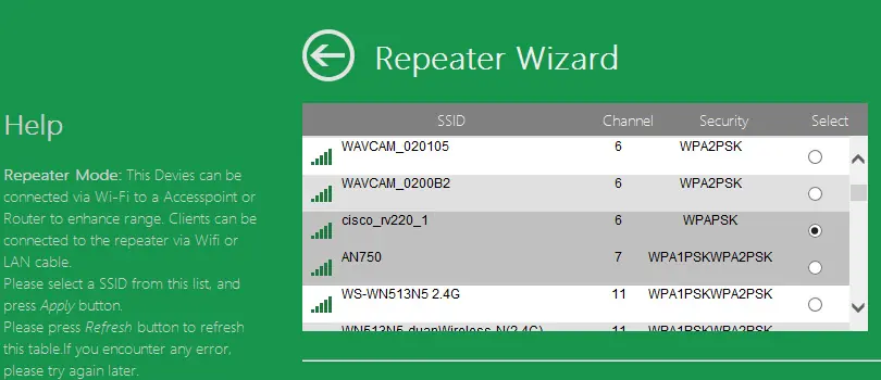 Repeater Wizard