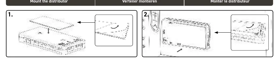 Montage des Controllers mittels Klettband