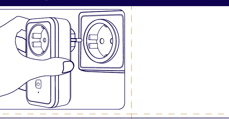 Installation des Smart Plugs in die Steckdose